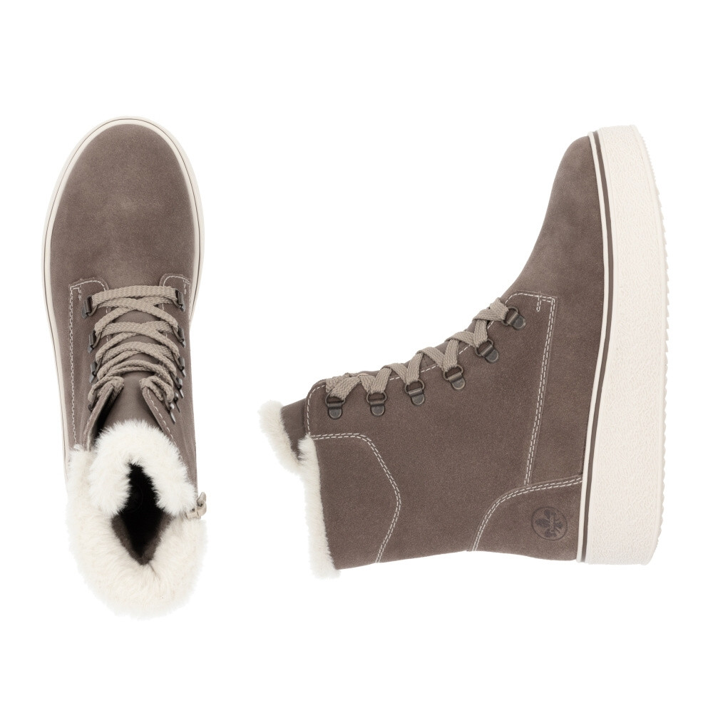 detail Dámská kotníková obuv RIEKER 78800-24 hnědá W4