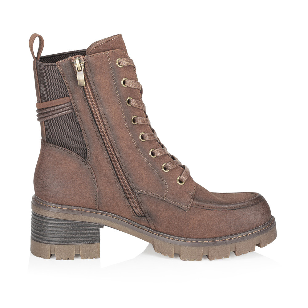 detail Dámská kotníková obuv RIEKER 92032-24 hnědá W4