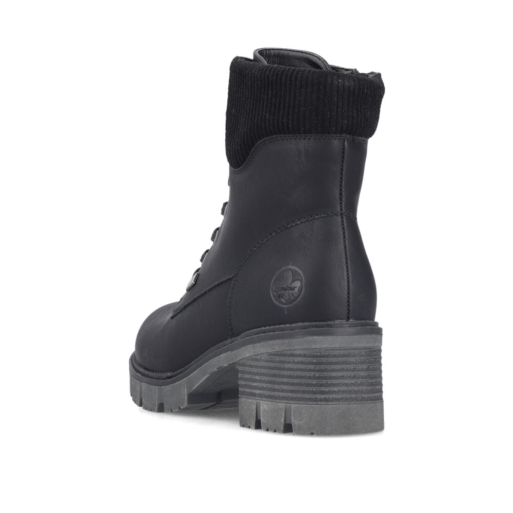 detail Dámská kotníková obuv RIEKER 92041-00 černá W4