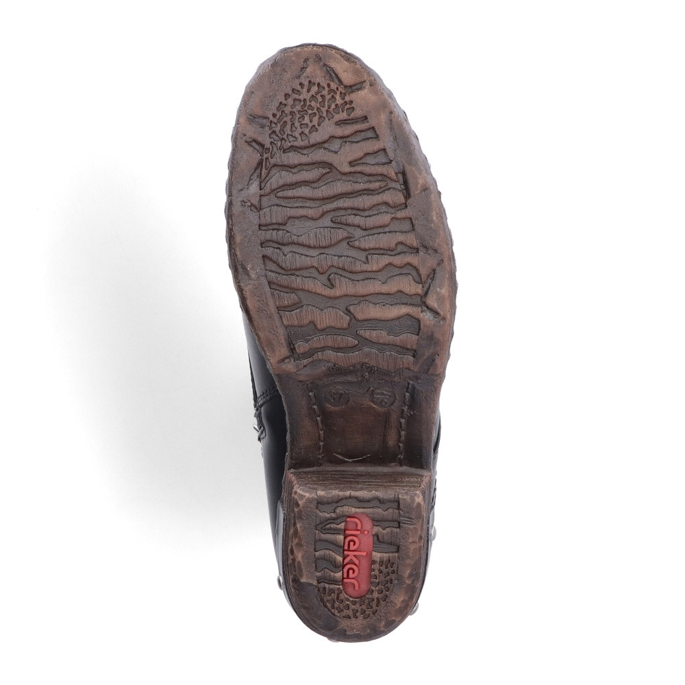 detail Dámska členková obuv RIEKER 93614-00 čierna W4