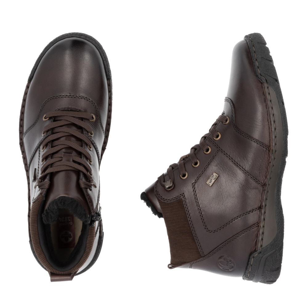 detail Pánská kotníková obuv RIEKER B0308-25 hnědá W4