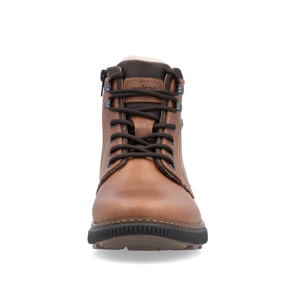 detail Pánská kotníková obuv RIEKER B3333-22 hnědá W4