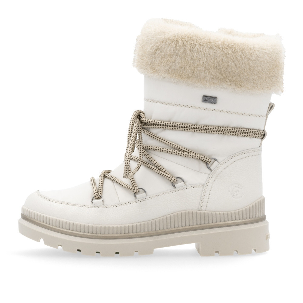 detail Dámská kotníková obuv REMONTE D0C81-80 béžová W4