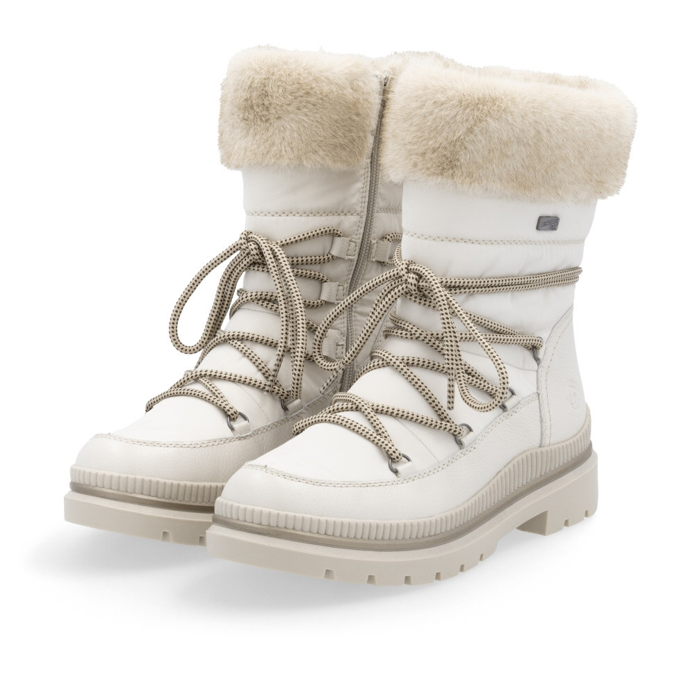 detail Dámská kotníková obuv REMONTE D0C81-80 béžová W4