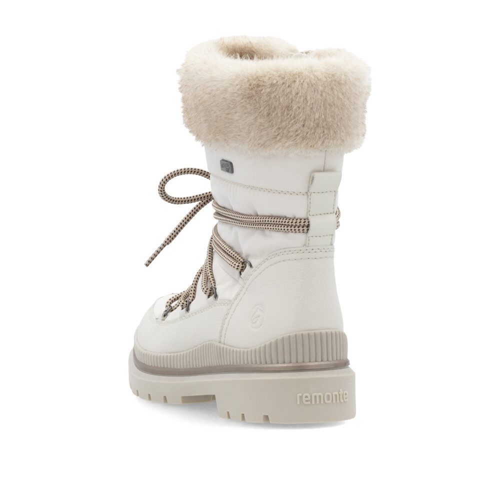 detail Dámská kotníková obuv REMONTE D0C81-80 béžová W4