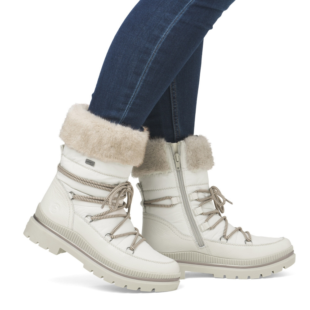 detail Dámská kotníková obuv REMONTE D0C81-80 béžová W4