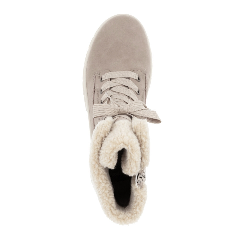 detail Dámská kotníková obuv REMONTE D0E76-20 béžová W4