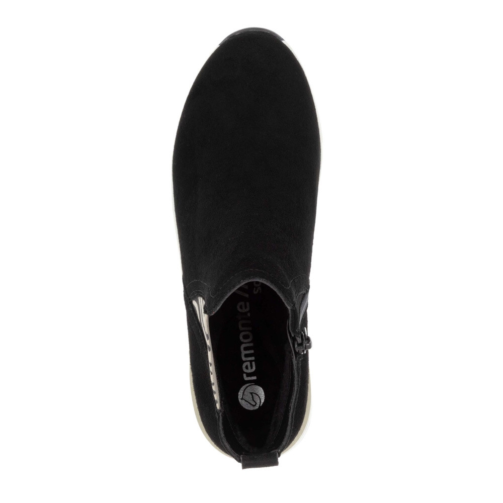 detail Dámská kotníková obuv REMONTE D0T75-03 černá W4