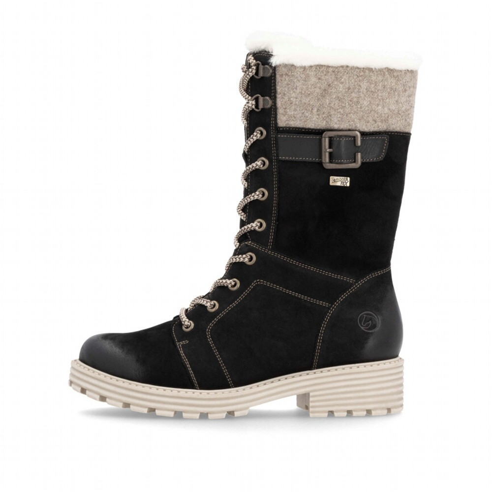 detail Dámské kozačky REMONTE D0W72-03 černá W4