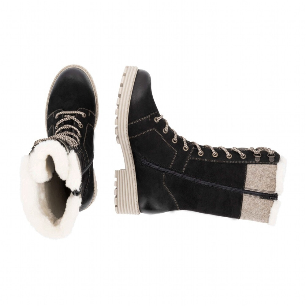 detail Dámské kozačky REMONTE D0W72-03 černá W4