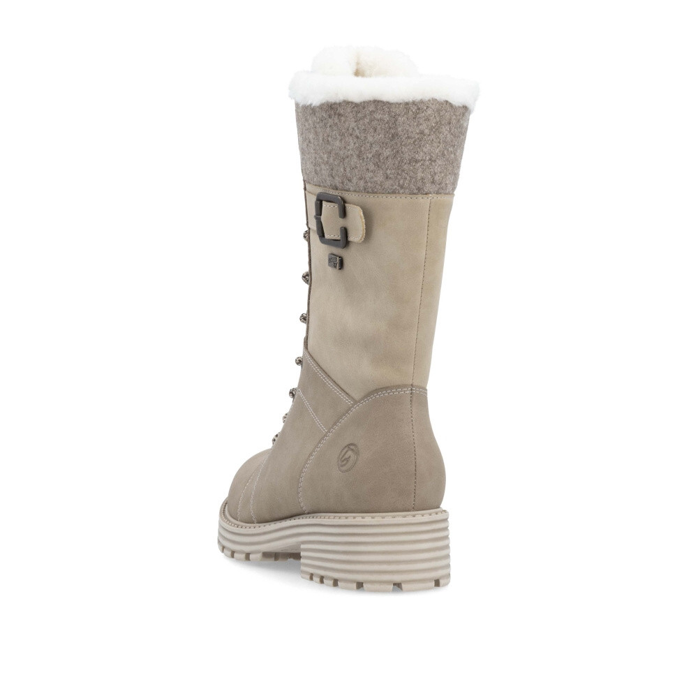 detail Dámské kozačky REMONTE D0W72-20 béžová W4