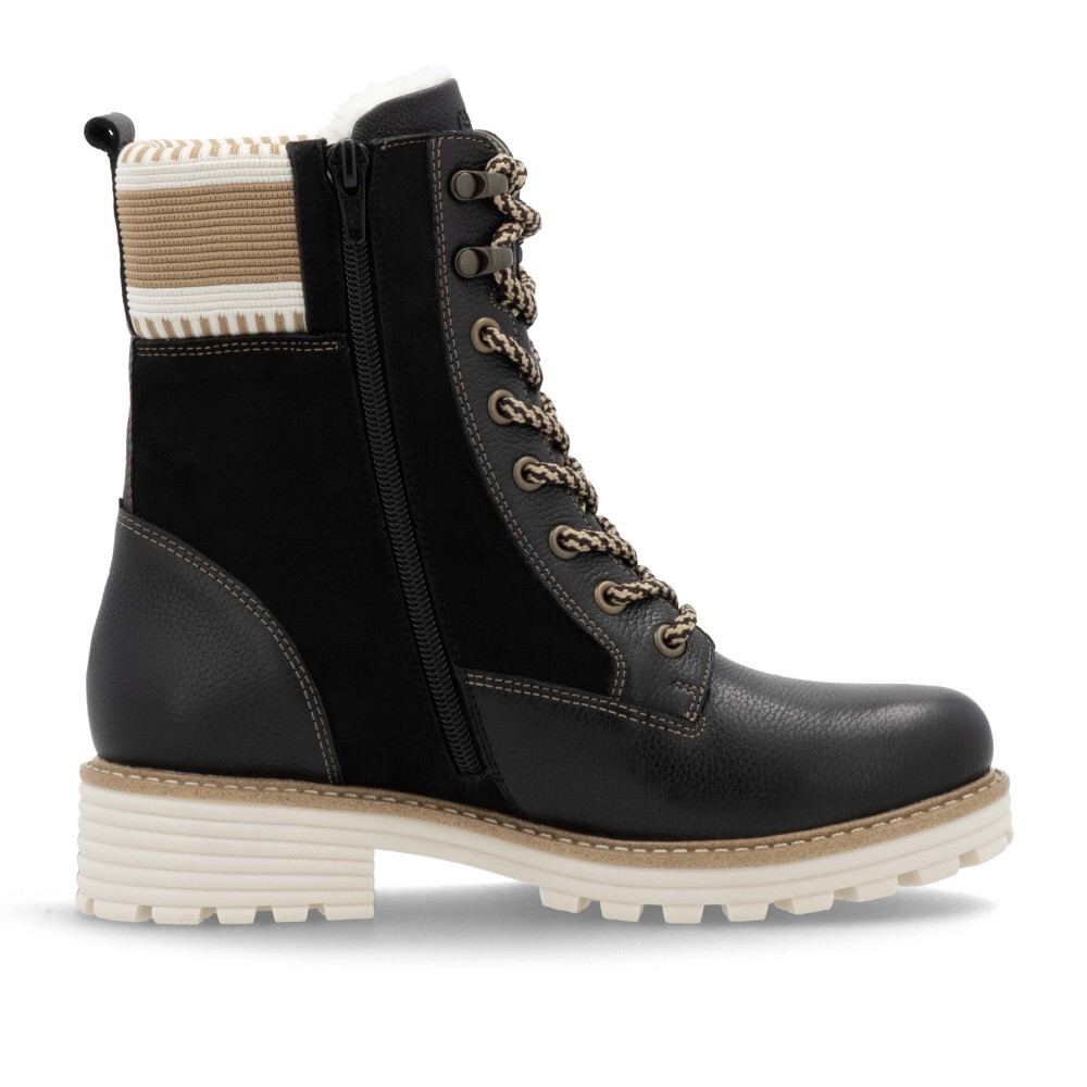 detail Dámská kotníková obuv REMONTE D0W77-03 černá W4