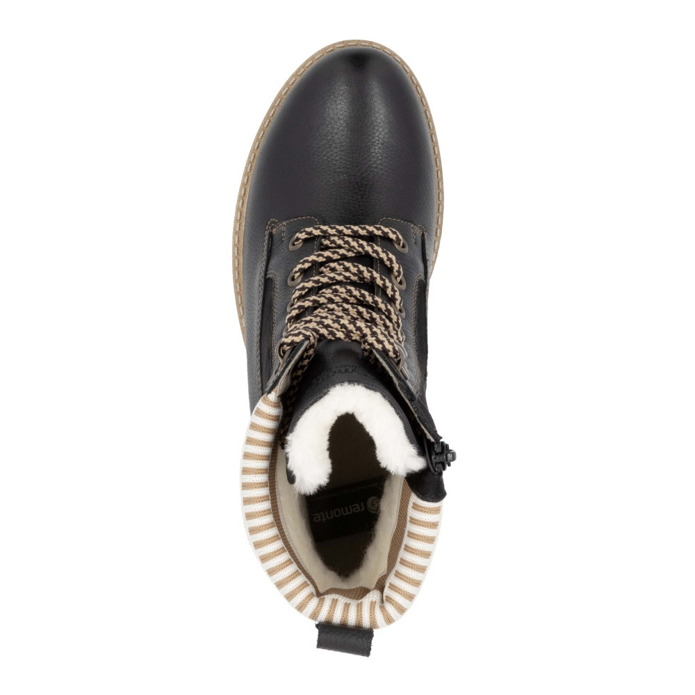 detail Dámská kotníková obuv REMONTE D0W77-03 černá W4