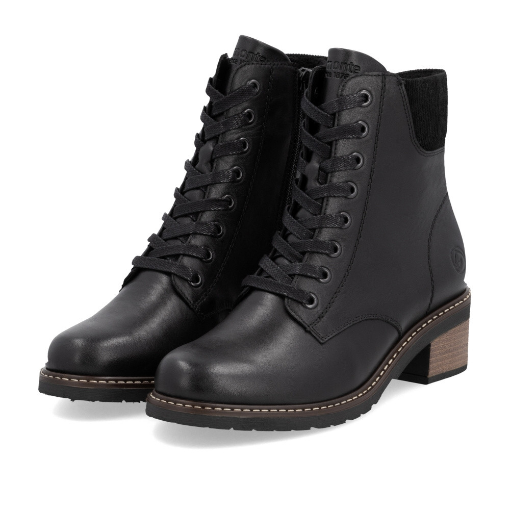 detail Dámská kotníková obuv REMONTE D1A70-00 černá W4
