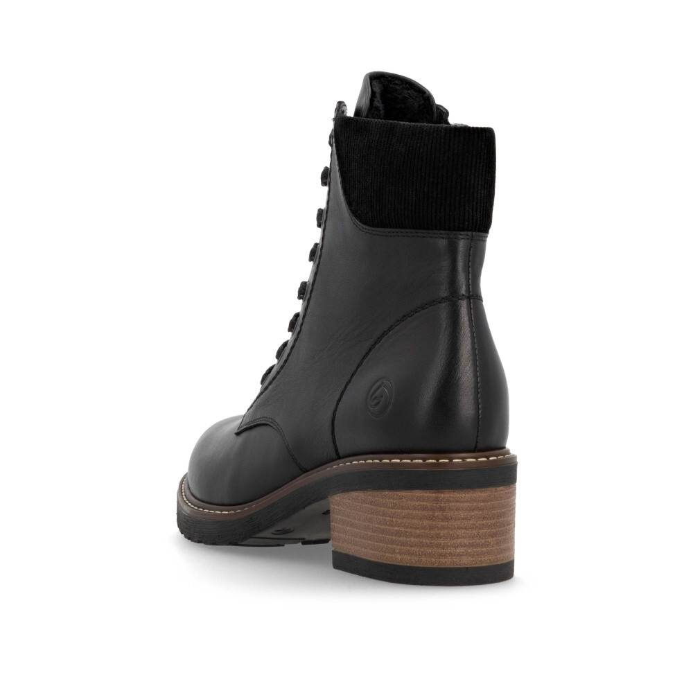 detail Dámská kotníková obuv REMONTE D1A70-00 černá W4