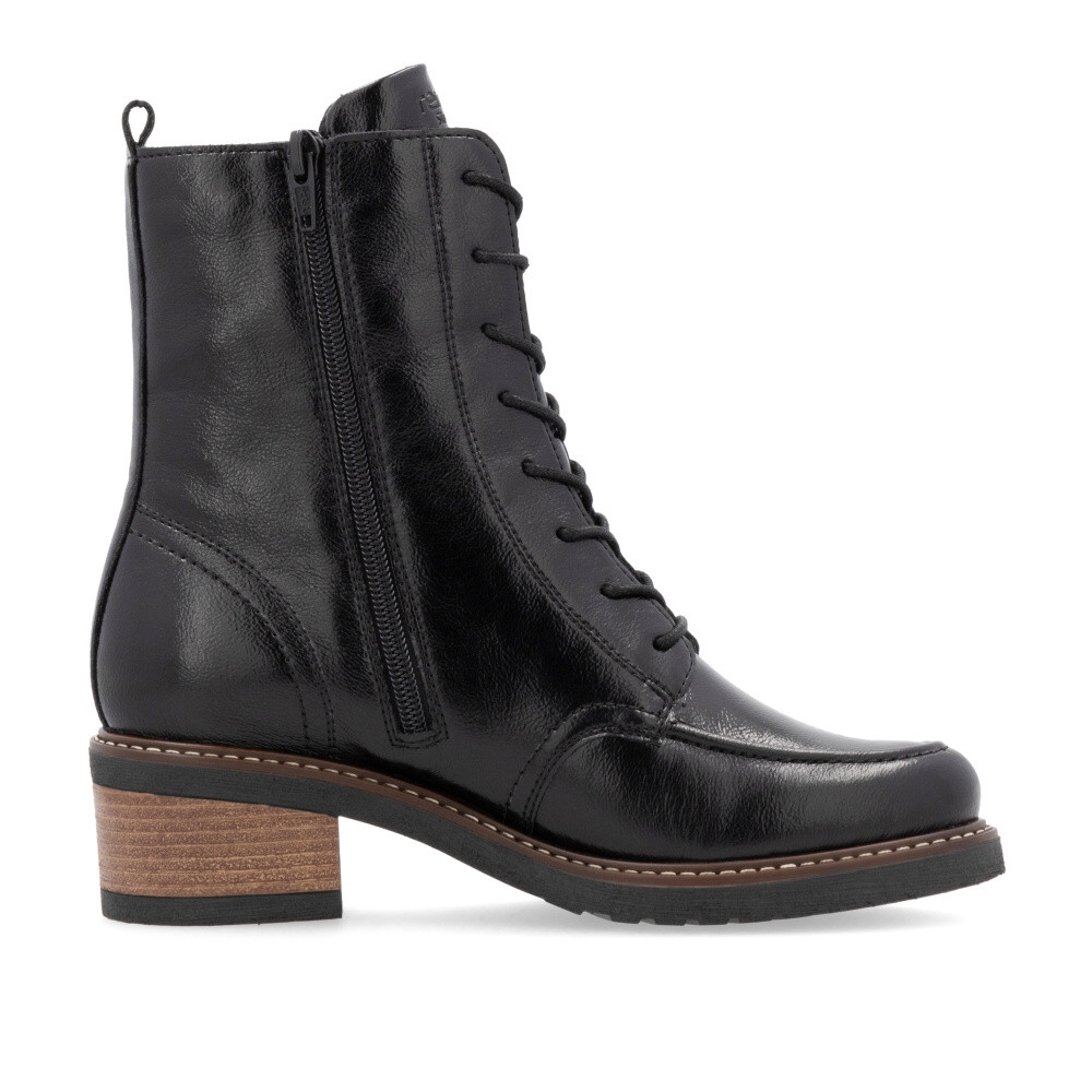 detail Dámská kotníková obuv REMONTE D1A77-00 černá W4