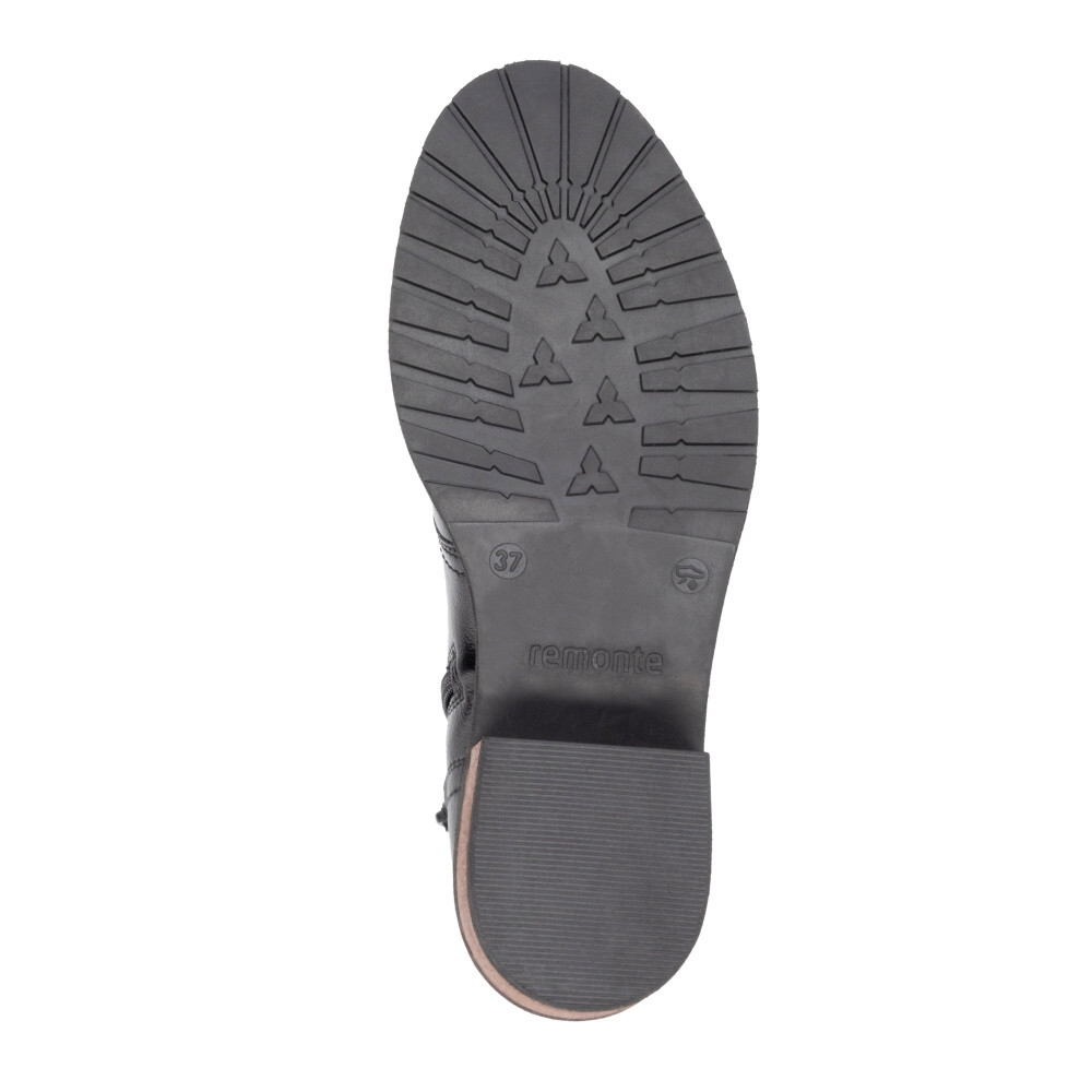 detail Dámská kotníková obuv REMONTE D1A77-00 černá W4