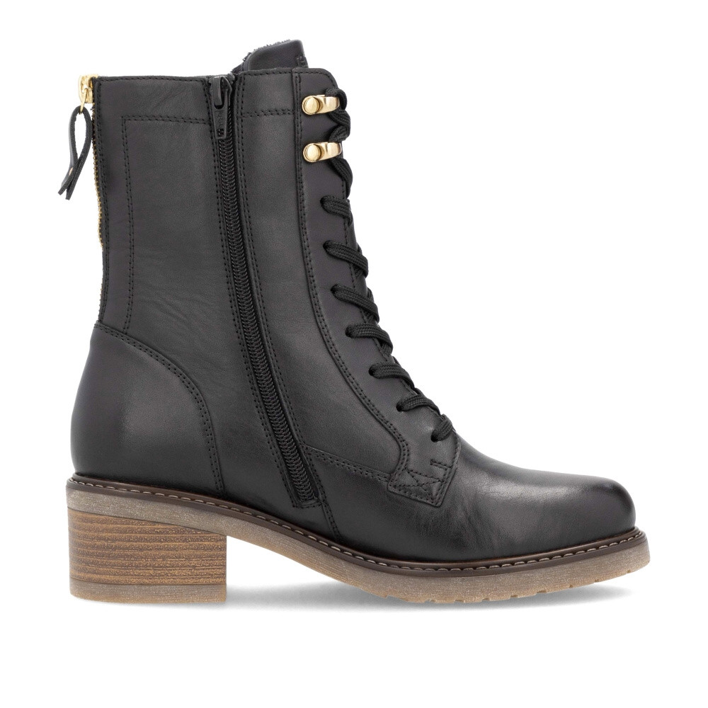 detail Dámská kotníková obuv REMONTE D1A78-00 černá W4