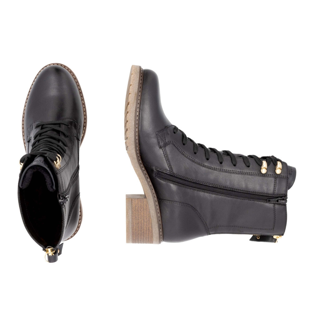 detail Dámská kotníková obuv REMONTE D1A78-00 černá W4