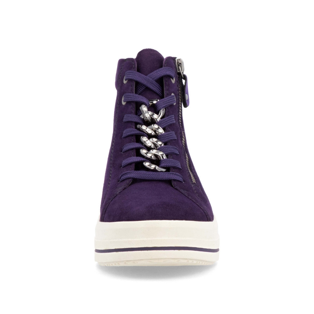 detail Dámska členková obuv REMONTE D1C70-30 fialová W4