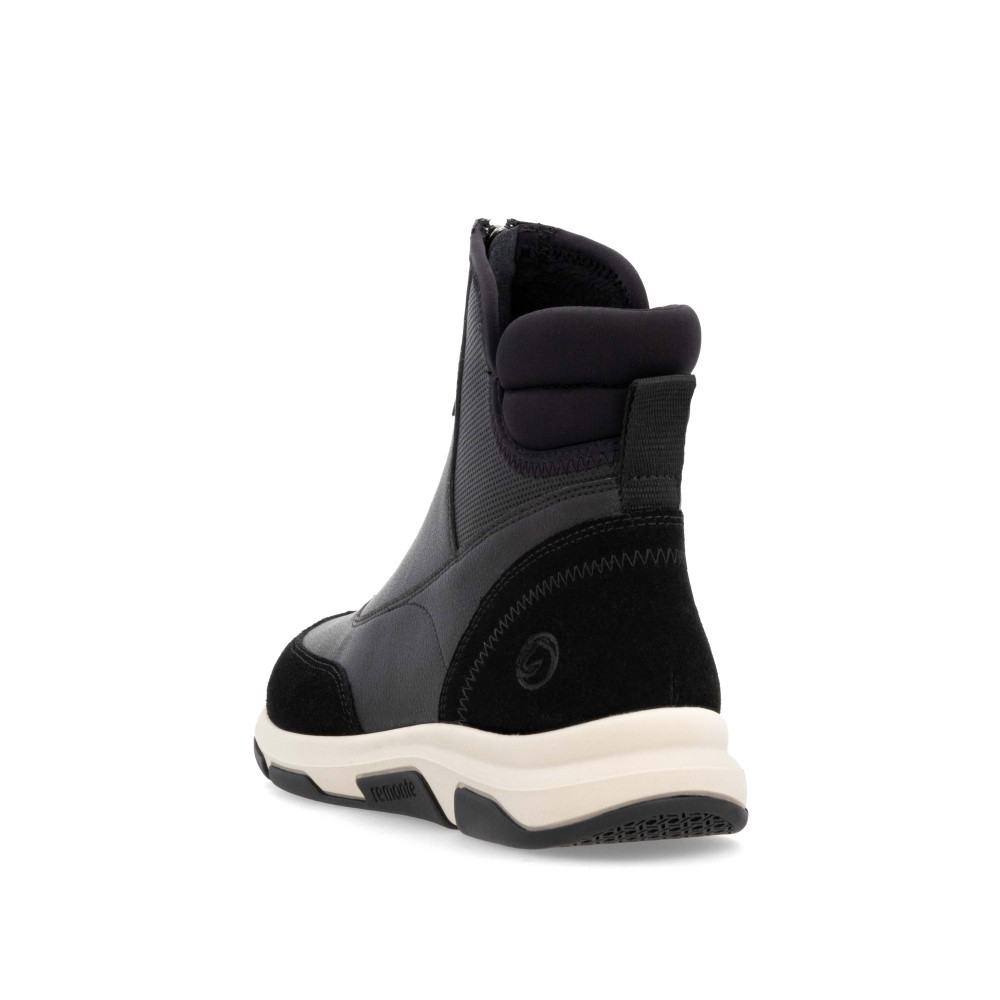 detail Dámská kotníková obuv REMONTE D1S72-02 černá W4