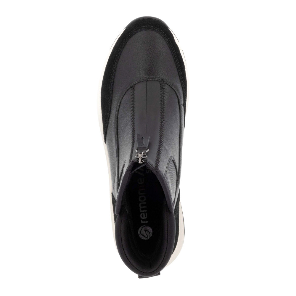 detail Dámská kotníková obuv REMONTE D1S72-02 černá W4