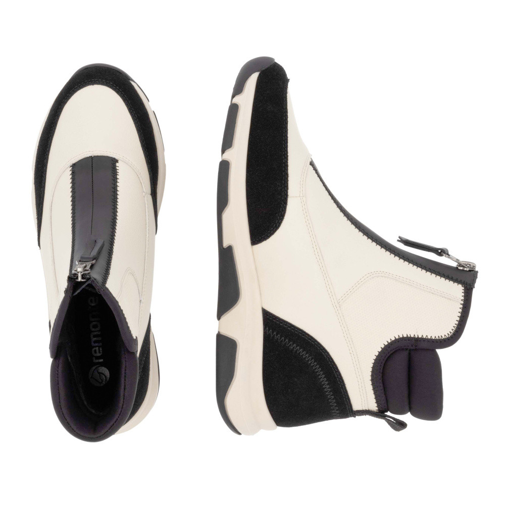 detail Dámská kotníková obuv REMONTE D1S72-60 béžová W4