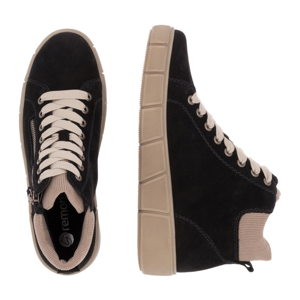 detail Dámska členková obuv REMONTE D1T70-03 čierna W4