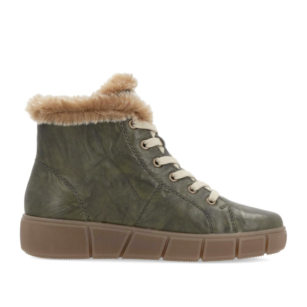 detail Dámská kotníková obuv REMONTE D1T72-52 zelená W4