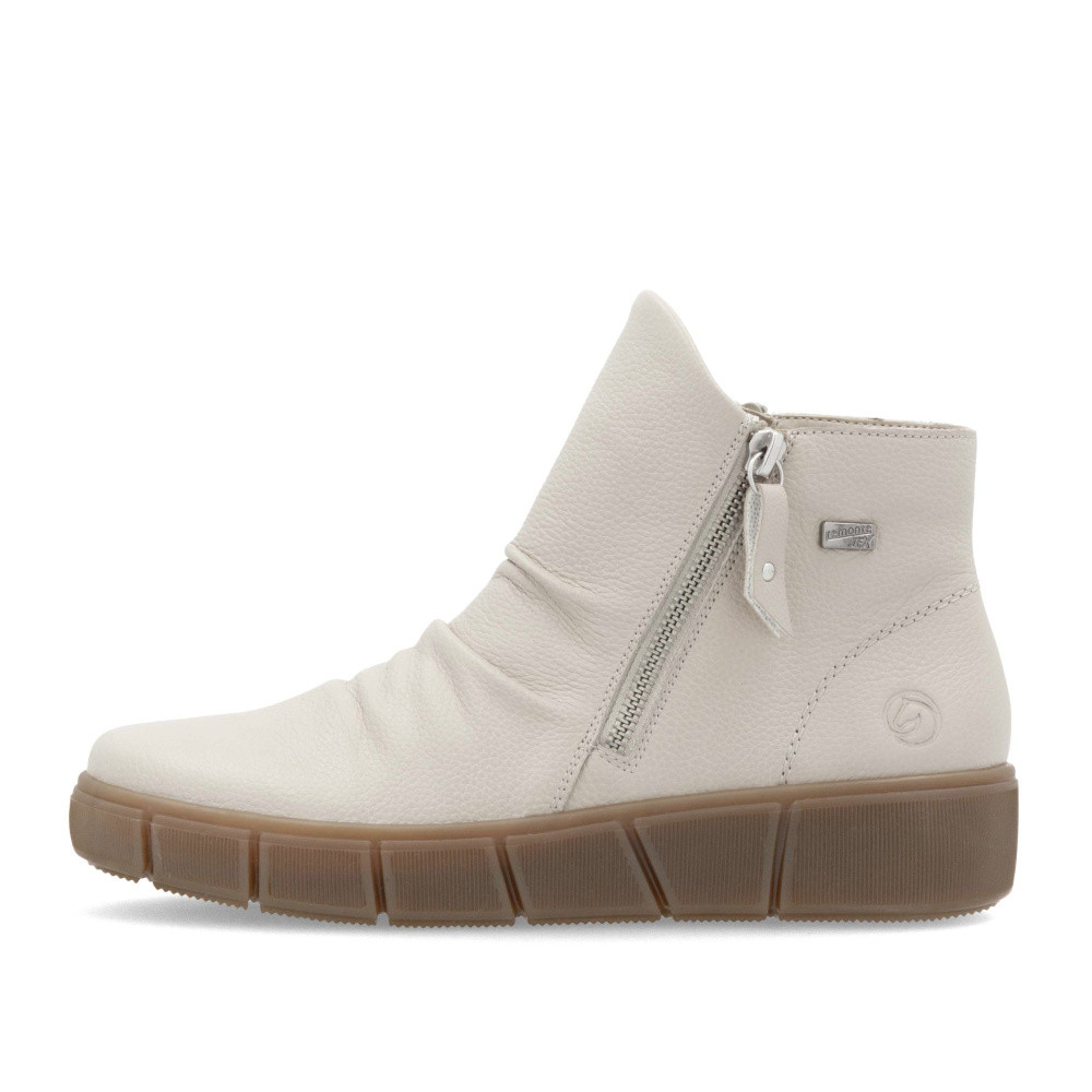 detail Dámská kotníková obuv REMONTE D1T73-60 béžová W4