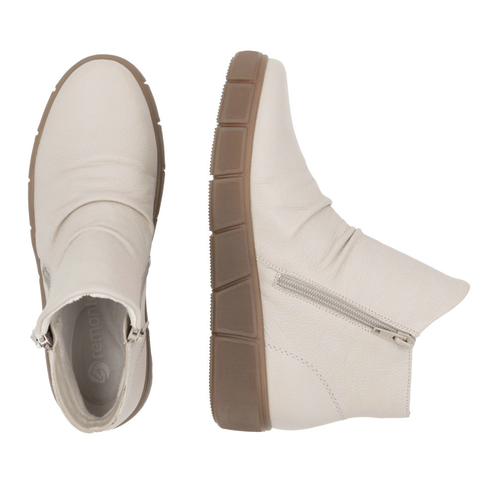 detail Dámská kotníková obuv REMONTE D1T73-60 béžová W4