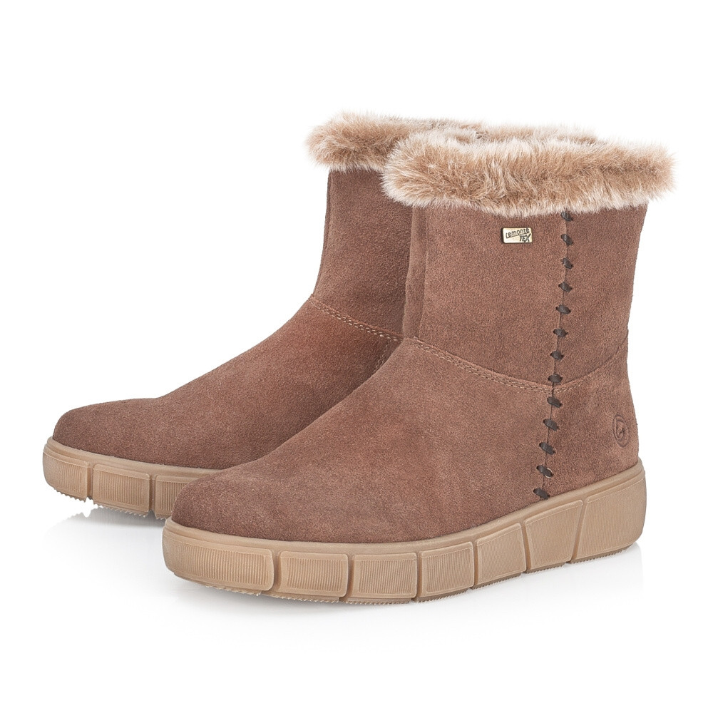 detail Dámská kotníková obuv REMONTE D1T75-20 hnědá W4