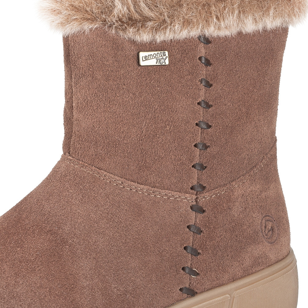 detail Dámská kotníková obuv REMONTE D1T75-20 hnědá W4