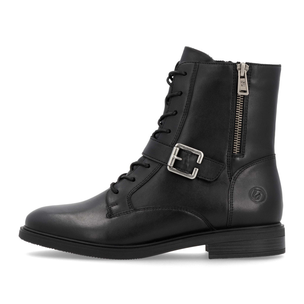 detail Dámská kotníková obuv REMONTE D1U70-00 černá W4