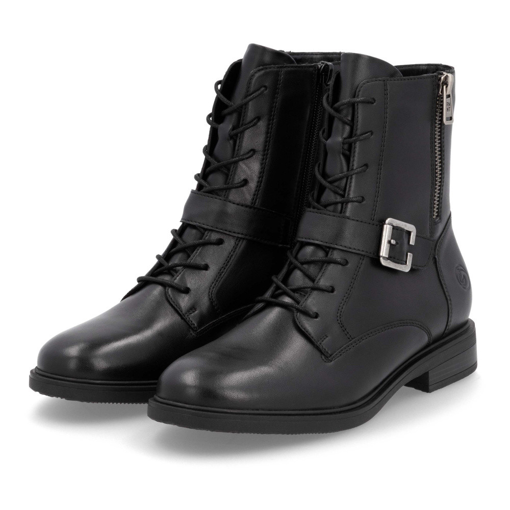 detail Dámská kotníková obuv REMONTE D1U70-00 černá W4