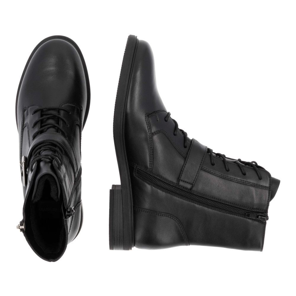 detail Dámská kotníková obuv REMONTE D1U70-00 černá W4