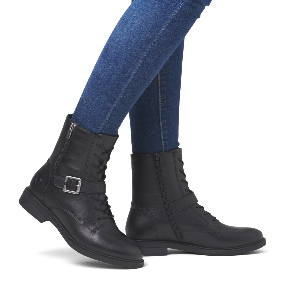 detail Dámská kotníková obuv REMONTE D1U70-00 černá W4