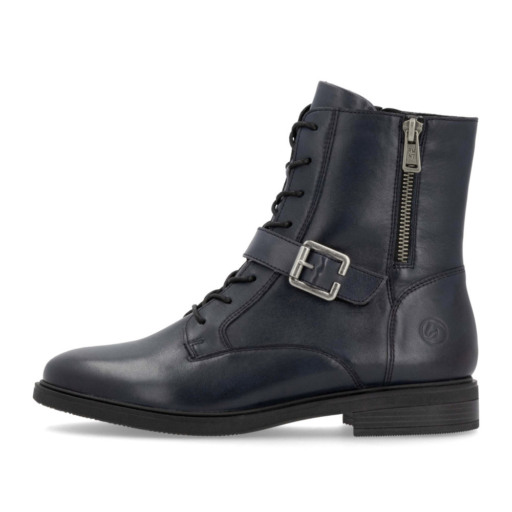 detail Dámská kotníková obuv REMONTE D1U70-14 modrá W4