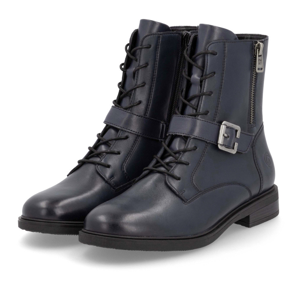 detail Dámská kotníková obuv REMONTE D1U70-14 modrá W4