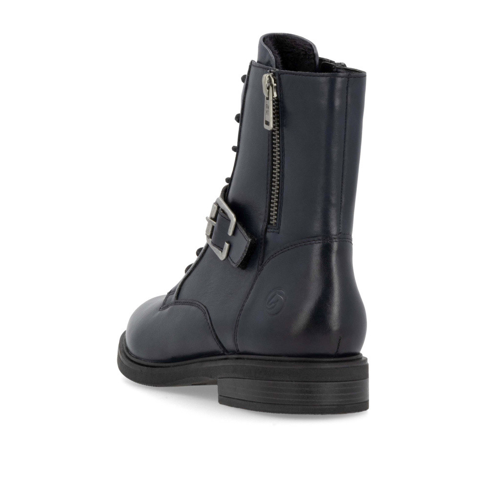 detail Dámská kotníková obuv REMONTE D1U70-14 modrá W4