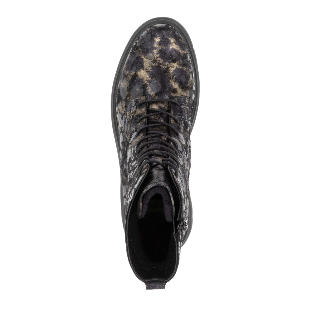 detail Dámská kotníková obuv REMONTE D1W72-03 černá W4