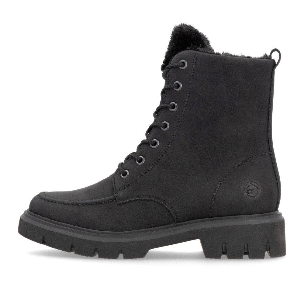 detail Dámská kotníková obuv REMONTE D1W75-02 černá W4