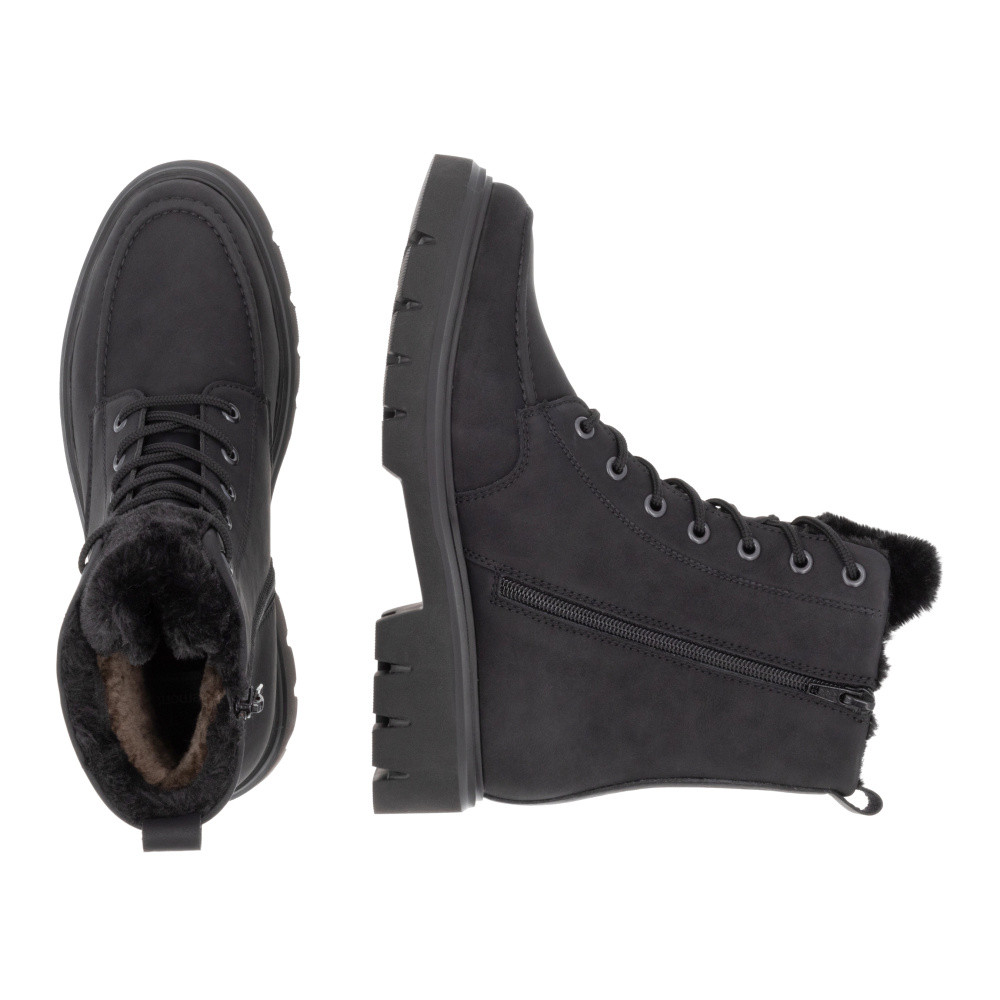 detail Dámská kotníková obuv REMONTE D1W75-02 černá W4