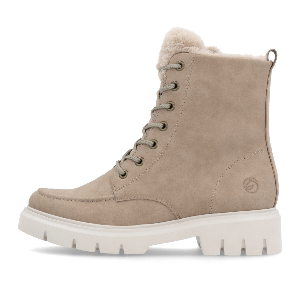 detail Dámská kotníková obuv REMONTE D1W75-20 béžová W4