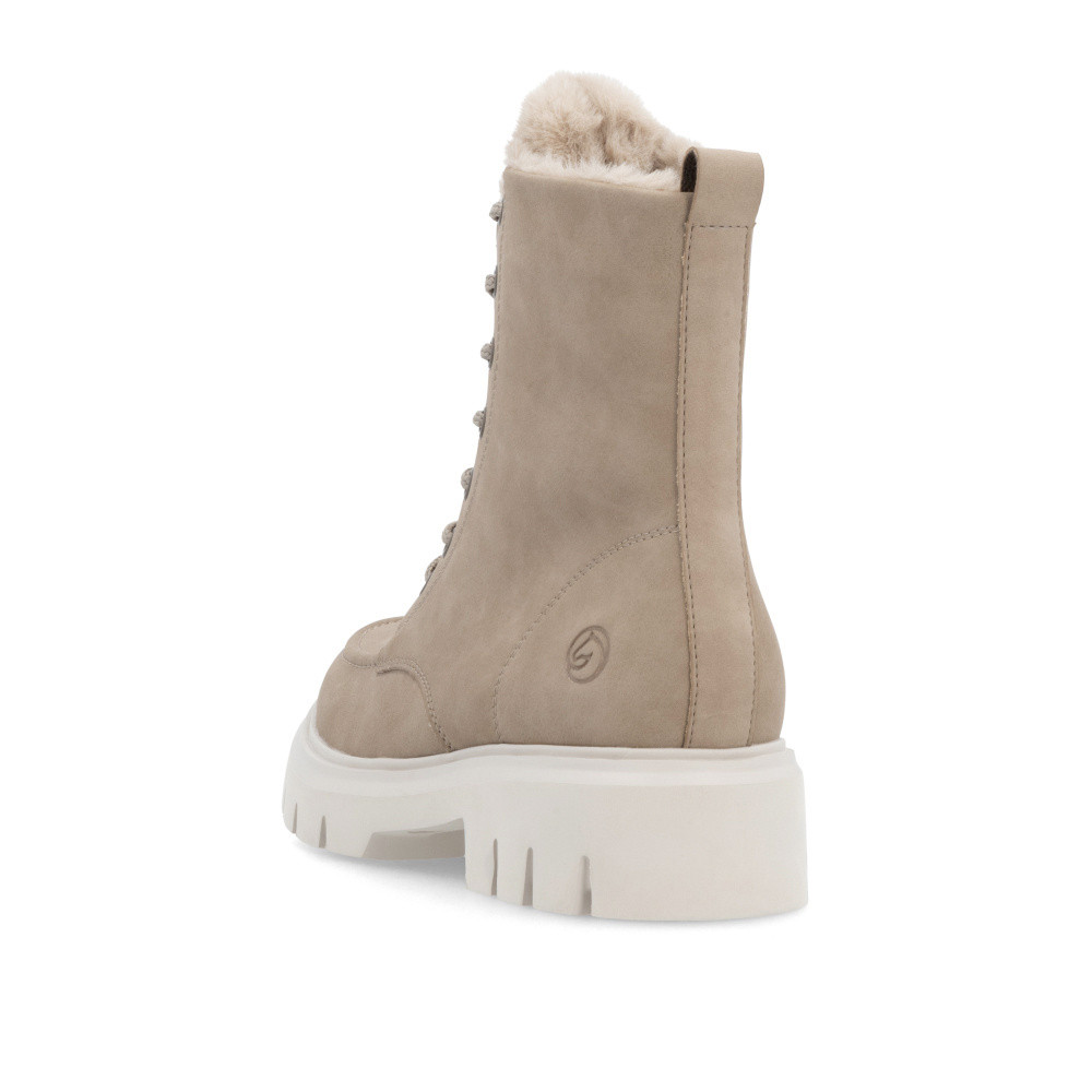 detail Dámská kotníková obuv REMONTE D1W75-20 béžová W4