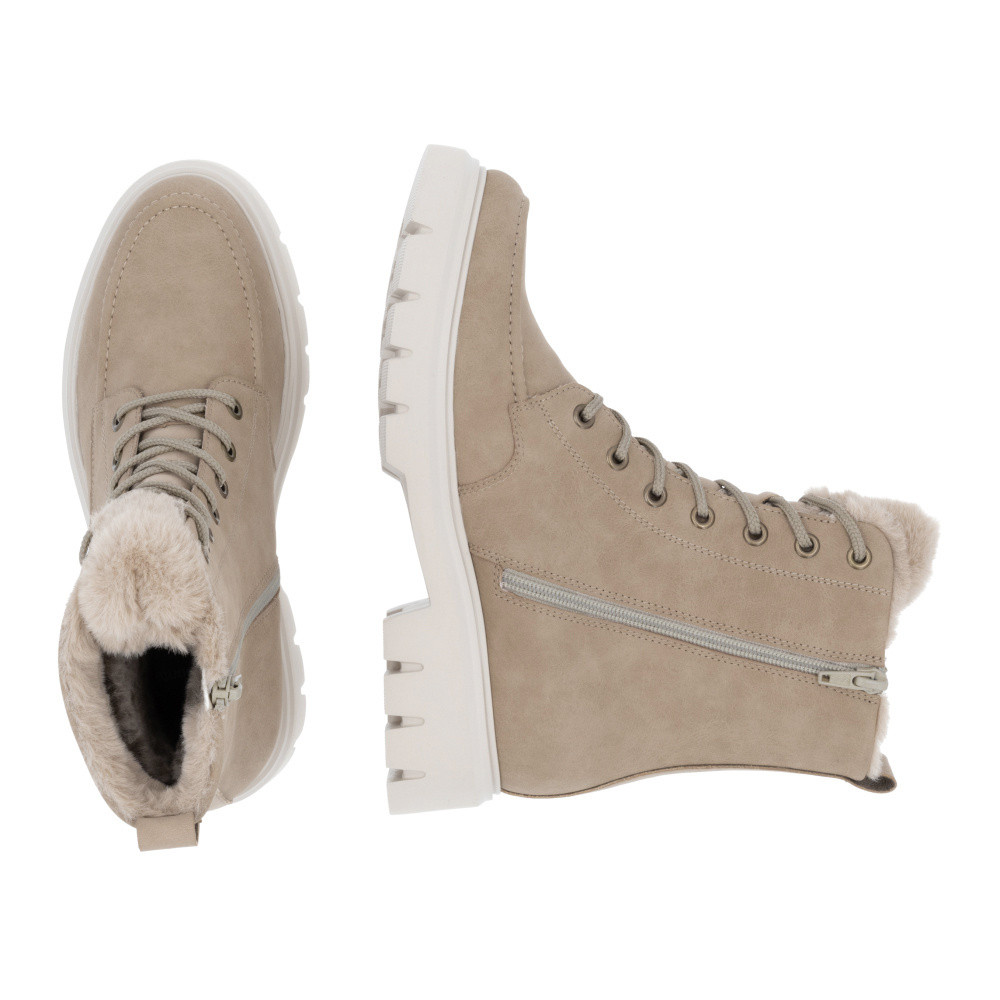 detail Dámská kotníková obuv REMONTE D1W75-20 béžová W4