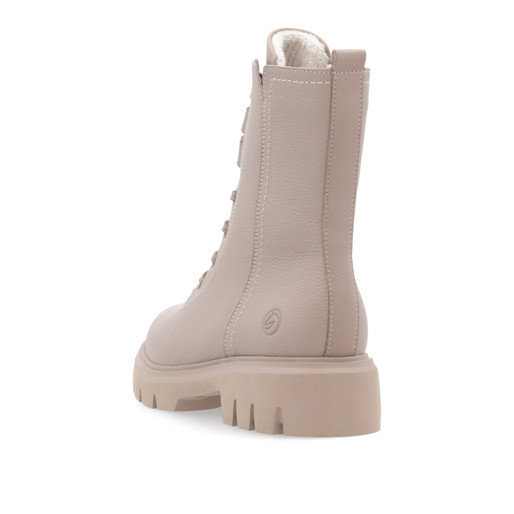 detail Dámská kotníková obuv REMONTE D1W76-20 béžová W4