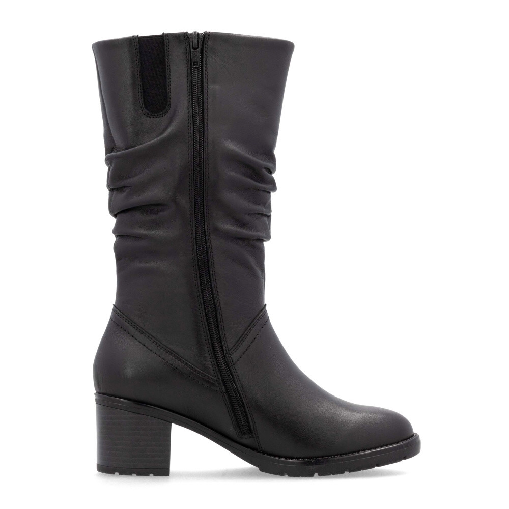 detail Dámské kozačky REMONTE D2A70-00 černá W4