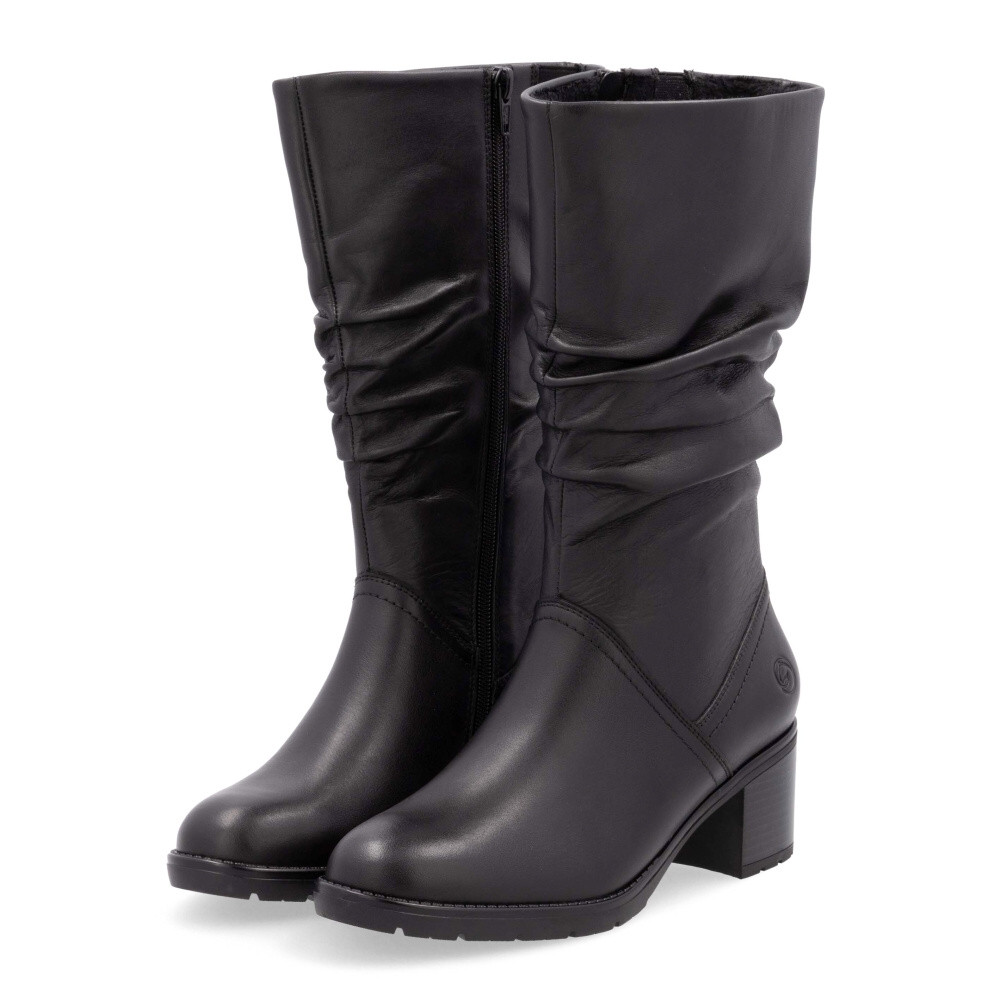 detail Dámské kozačky REMONTE D2A70-00 černá W4