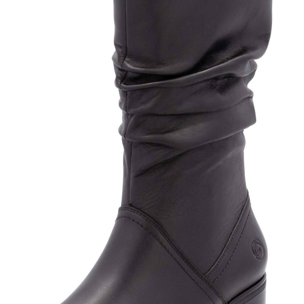 detail Dámské kozačky REMONTE D2A70-00 černá W4